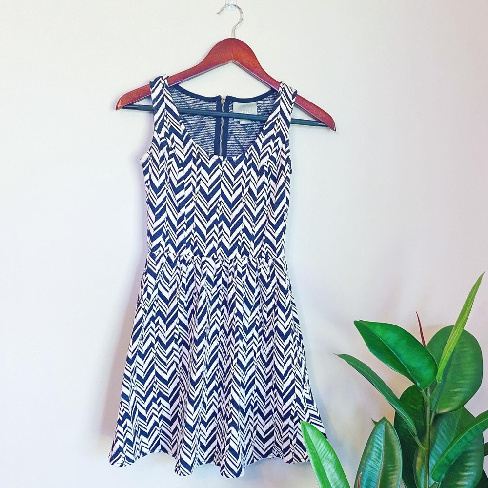 Anthropologie chevron dress